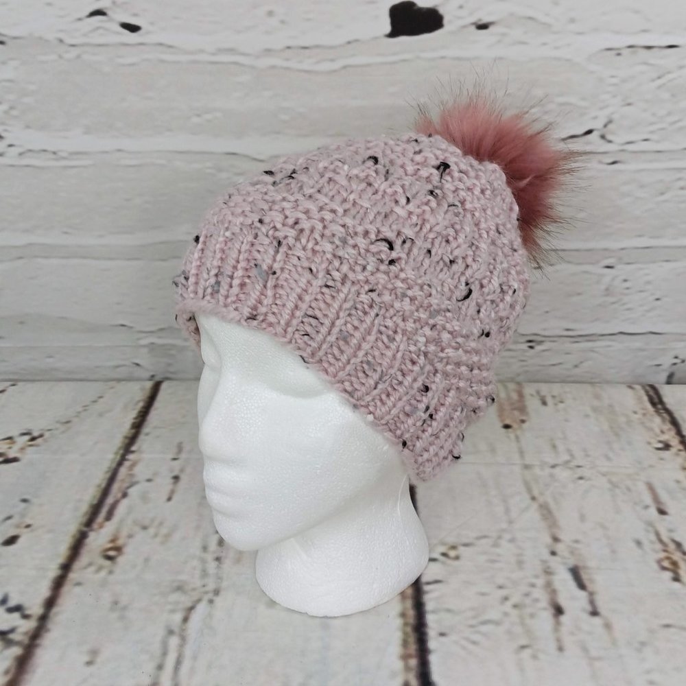 Duncan Street Designs Bulky Fernhill Hand Knit Beanie Hat - Picture 5 of 7
